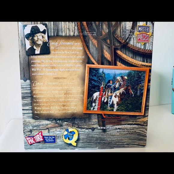 Warrior Ritual Indian Jigsaw Puzzle Craig Tennant - Picture 3 of 3